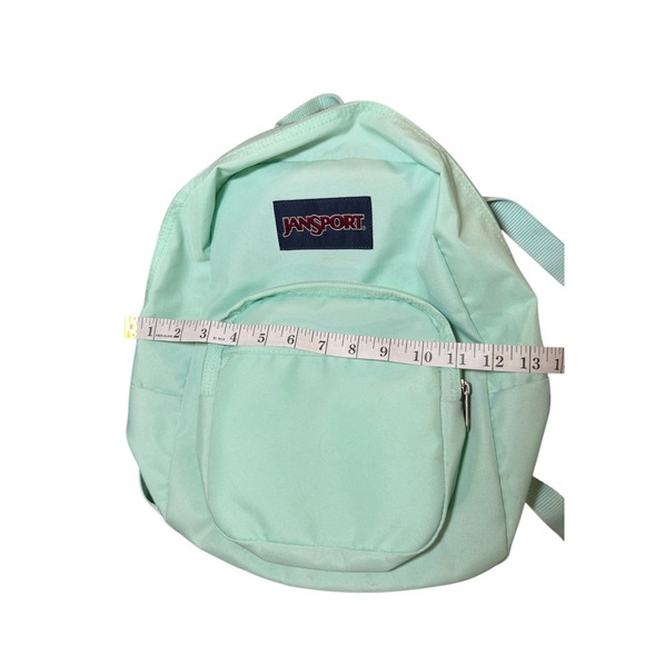 3/$20 Jansport Mini Backpack Light Aqua Blue Small School Travel Bag - Picture 7 of 8